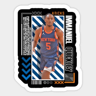 Imuel Quickley Paper Version 10 Sticker